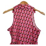 Diane Von Furstenberg DVF Target  Pink‎ Geo Print Jumpsuit Size Small Photo 2