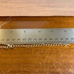 Source Unknown 0135 Articulated Fish Scale (or Leaf) Bib-Style Necklace in Mixed Metal Hues EUC Photo 2