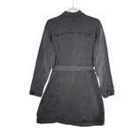 Eloquii Elements Long Sleeve Belted Button Front Denim Jacket Mini Dress Size 16 Photo 10