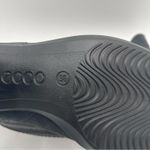 Ecco  Boots Black Heeled Leather Nubuck Pull On Elastic Ankle Comfort SZ38(7/7.5) Photo 9