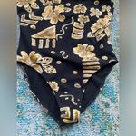 Spiegel Vintage 90s Together! cotton abstract floral one piece bodysuit, size 12 Photo 2