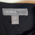 Donna Ricco Donna Ricco Vintage Little Black Dress Medium Knit Jersey Party Holiday Photo 5