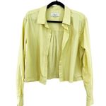 L'Academie Revolve Tory Button Down Poplin Shirt in Cornsilk Sz M Photo 1