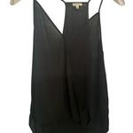 Lily White  Black Asymmetrical Cut Out Camisole Photo 0