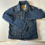 Levi's Levi’s Original Trucker Jacket Denim dark blue yellow stitching bronzed buttons‎ Photo 5