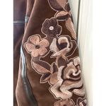 Free People NWT We The Free Andies Embroidered Vegan Leather Moto Jacket Size L Photo 6