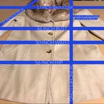 Country Pacer VINTAGE 1970'S BEIGE WOOL AND SHEARLING TRIM COAT (18) Photo 13