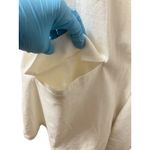 Wynne Collection Linen Blend Blazer Women Plus 1X Off White Garden Shoulder Pads Photo 3