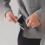 Lululemon Fleece Be True Crew Sweatshirt Gray Size 8 Photo 3