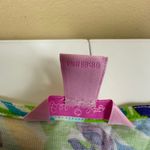 Lilly Pulitzer  Tunic Dress Blue Green Purple Abstract Print Roll Tab Sleeve L Photo 8