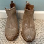 5 for $25 Diba True Stop Golden Metallic Leather Bootie size 8 Gold Photo 2