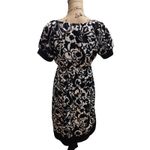 Motherhood Maternity Dress Black White Floral Short Sleeve Large Photo 1