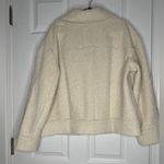 Marine layer NWT Quebec Sherpa Jacket Antique White Size Large Snap Closure Photo 6