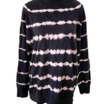 Wild Fable Oversized Black White Tie Dye Mockneck Sweatshirt Size Medium Photo 1