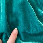 For Love & Lemons  Viva Velvet Mini Dress Emerald Green Size Small Party Sexy Photo 7