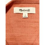 Madewell Women's Sleeveless Wrap Tie Tank Top Sweet V-Neck Dahlia Peach Large Photo 1