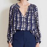 Apiece Apart  navy galleta relaxed fit blouse Photo 2