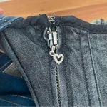 Guess  Project Runway “Natazha” Corset Lace-up Studded Denim Dress Size 1 (XS) Photo 15