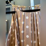 Robert Rodriguez  Tan Polka Dot Silk Halter Top Size 6 Photo 1