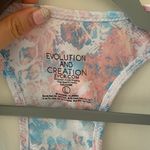 Blue Pink Tie Dye Racerback Sports Workout Bra L Multiple Size L Photo 2