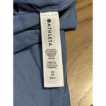 Athleta  Floral‎ Blue Essential V-neck Mesh Trim Short Sleeve T-Shirt size XS NWT Photo 8