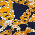 Vintage 60’s/70’s Floral Maxi Dress Blue Size M Photo 7