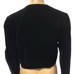 Vintage Black Velvet Karen Lucas for Niki Long Sleeve Cropped Shrug Jacket M Size M Photo 2