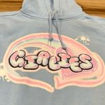 Girlies by Safety Pin Blue Hoodie Women’s Medium Blue Photo 2