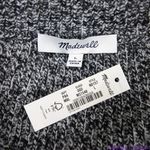 Madewell NEW‎  Ribbed Half-Zip Sweater Dress, L Photo 11