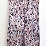 Jack by BB Dakota Printed High Low Midi Dress White Purple Pink Abstract Geo S Photo 0