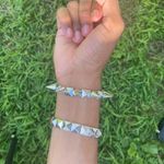 2 pcs Gothic Y2K Rivet Spike Bead Spike Punk Bracelet Style Silver Plated Photo 2