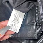 Joie Ducor Faux Leather Trousers in Black Caviar Photo 9