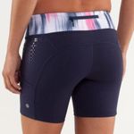 Lululemon RUN: Dart and Dash Short 2 Women Navy Spandex Photo 0