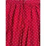 TAIL Vintage Red Polka Dot Pleated Tennis Skirt Size 16 Photo 8