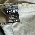 POL Racer Back Tank Dress Olive Green Sz L Maxi V Neck Stretch Side Slit NWOT Photo 8