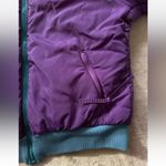 Columbia Vintage Women’s Jacket Purple Reversible‎ Radial Sleeve Zip Front Sz L Photo 4