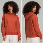 Lululemon Loungeful Hoodie Sweatshirt Pullover Fleece in Red Rock Size 6 Photo 1