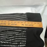 Luxology Laser Cut Out Sheath Dress W/Jeweled Round Neckline M Black/White Photo 5