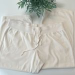 Made for life  soft velvet Capri sweatpants.  Size PL.  drawstring waist. Photo 1