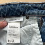 Paige Hoxton Ankle Peg Leg Mid-Rise Distressed Jeans, 26 Photo 8