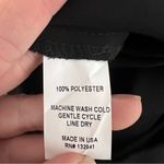 Amanda Uprichard Ariya Black Tie Waist Wide Leg Crepe Dress Pants REVOLVE XS Photo 9