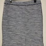 Karl Lagerfeld  Paris~Navy Blue~White Tweed Pencil Skirt 14 Photo 0