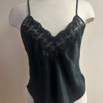 Vintage Black Lace Lingerie Top Size M Photo 0