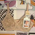 Adonna  Lace Underwire Bra - Tan Photo 0