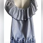 A pea in the pod  Navy Striped Blouse
Maternity Photo 1