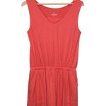 Cuddl Duds  Womens Size S Flexwear Romper Tank Dress Sleeveless Spiced Coral Photo 1