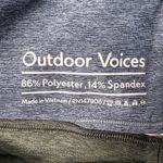 Outdoor Voices  Small Slashback Crop Top Stretch Lined Heathered Multi Activewear Photo 5