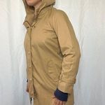 J.Crew Vintage 90s Khaki Snap-Buttoned Hooded Utility Trench Coat - 2P Photo 5
