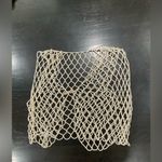 VINTAGE FAUX PEARL BEADED SHRUG VEST Size M Photo 3