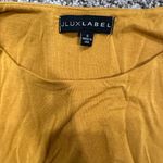 JLUXLABEL mustard ruched dress Photo 3